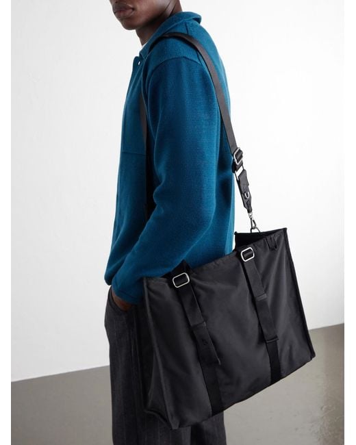 NN07 Black 9019 Recycled Ripstop Weekend Bag for men