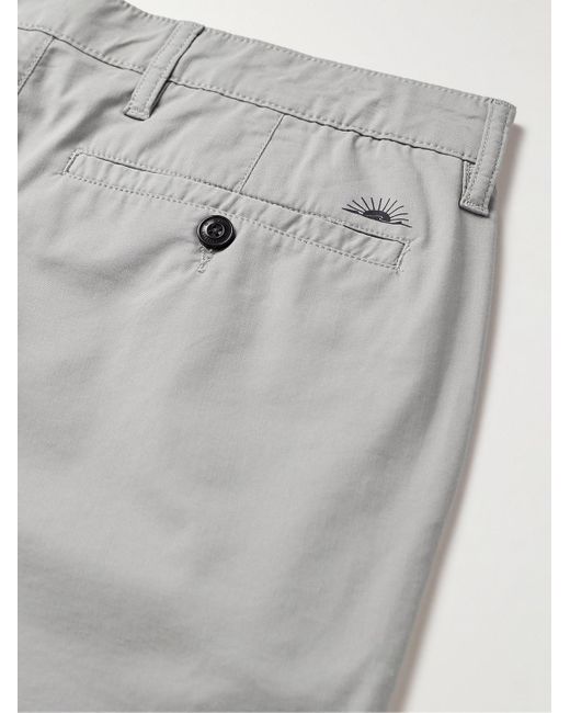 Shorts a gamba dritta in misto cotone biologico MovementTM di Faherty Brand in Gray da Uomo