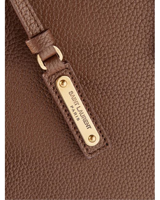 Saint Laurent Brown Sac De Jour Large Full-Grain Leather Tote Bag for men