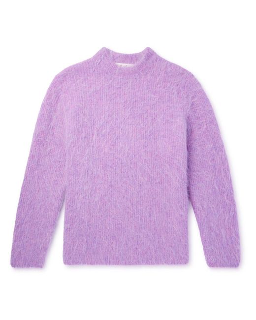 Séfr Purple Haru Alpaca-blend Sweater for men