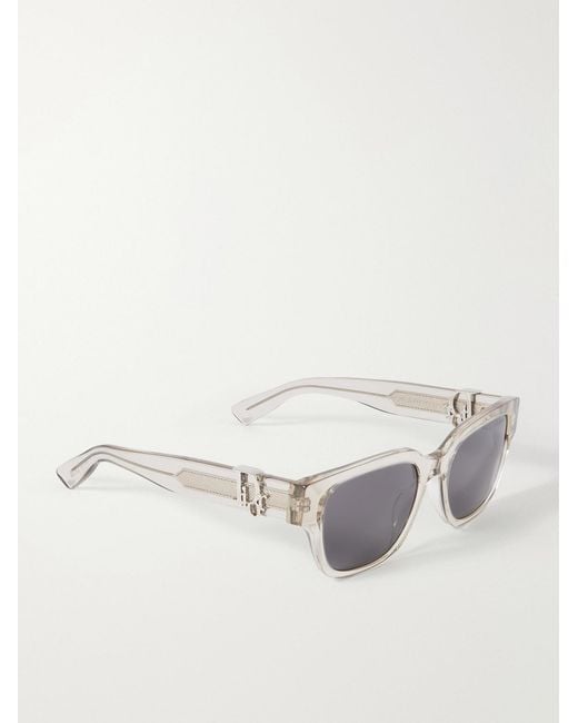 Dior Brown Dior Oblique S1I Square Acetate Sunglasses for men