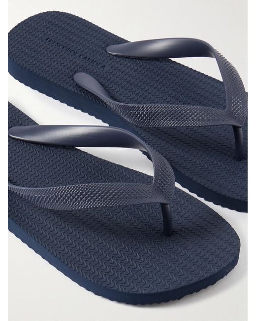 Frescobol Carioca Blue Fabio Rubber Flip Flops for men