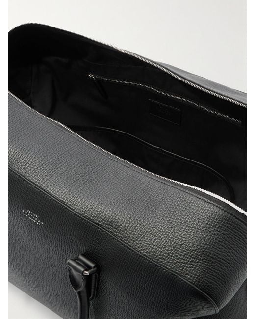 Smythson Ludlow Weekender aus Leder in Black für Herren