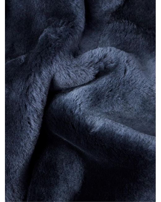 Paul Smith Blue Shearling Jacket for men