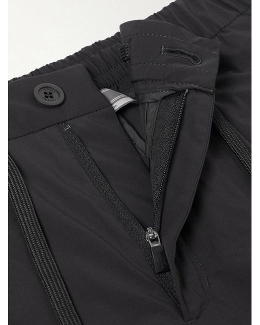 Herno Blue Tapered Shell Trousers for men