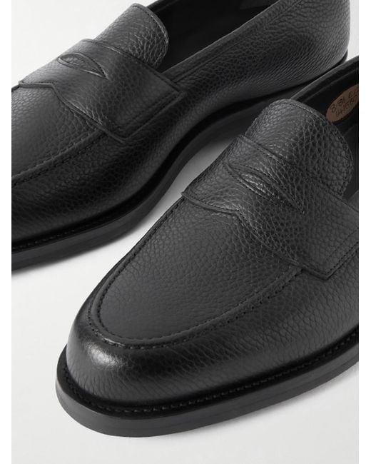 Mocassini di Edward Green in Black da Uomo