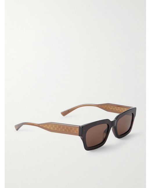 Gucci Multicolor Square-Frame Acetate And-Tone Sunglasses for men