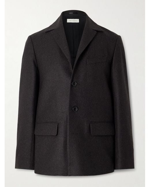 Dries Van Noten Black Wool Blazer for men