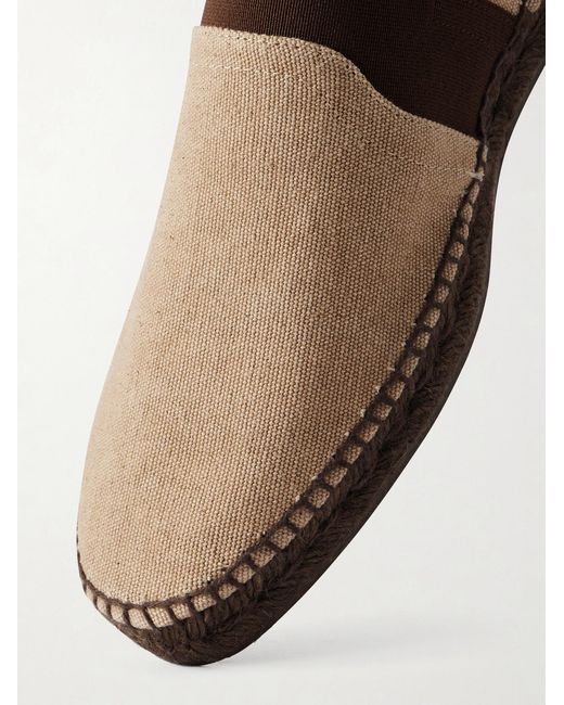 Castaner Brown Nova Canvas Espadrilles for men