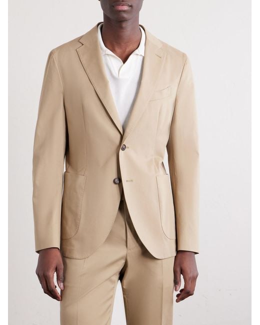 Slowear Natural Cotton-blend Suit Jacket for men