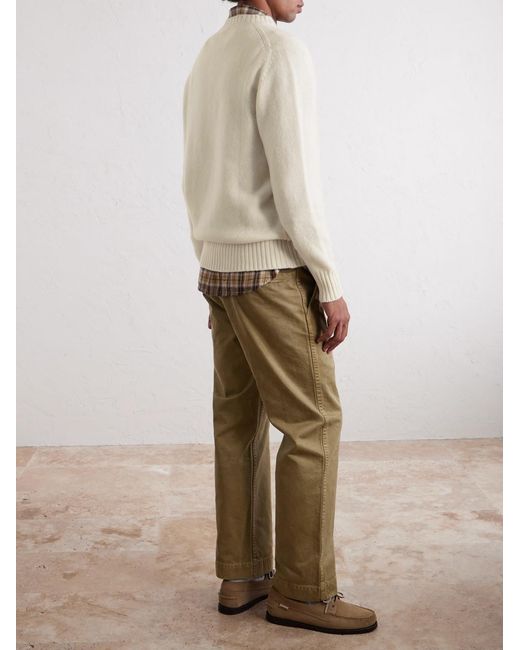 William Lockie Natural Wool Sweater for men
