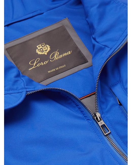 Loro Piana Blue Tilman Slim-Fit Padded Shell Gilet for men