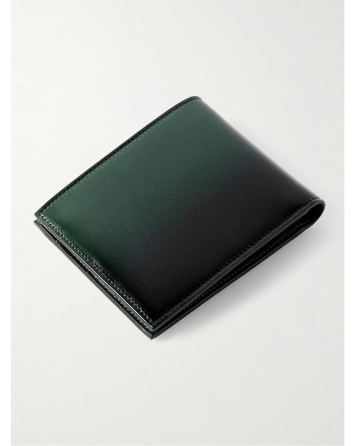 Montblanc Meisterstück aufklappbares Portemonnaie aus Leder mit Farbverlauf in Green für Herren