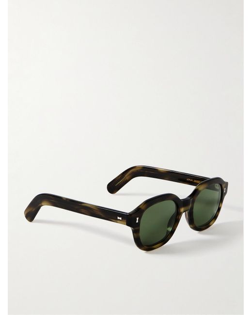 Mr P. Black Cubitts Leirum Round-frame Tortoiseshell Acetate Sunglasses for men