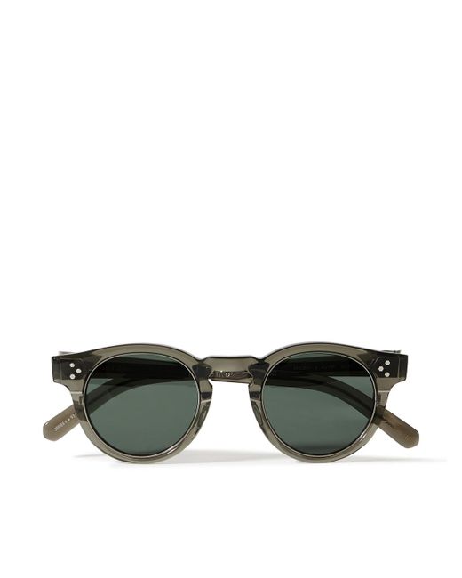 Mr. Leight Green Marmont Ii Round-frame Acetate Sunglasses for men