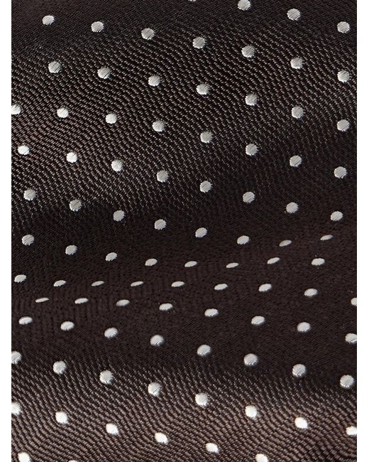 Tom Ford Black 8Cm Polka-Dot Silk Tie for men
