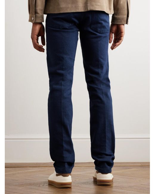 Kiton Blue Straight-leg Jeans for men
