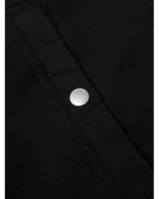 Rick Owens Black Cotton-twill Jacket for men