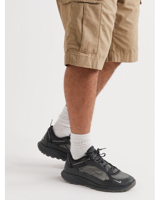 Nike Acg Air Nasu 2 Rubber-trimmed Mesh Hiking Sneakers in Black for Men |  Lyst UK