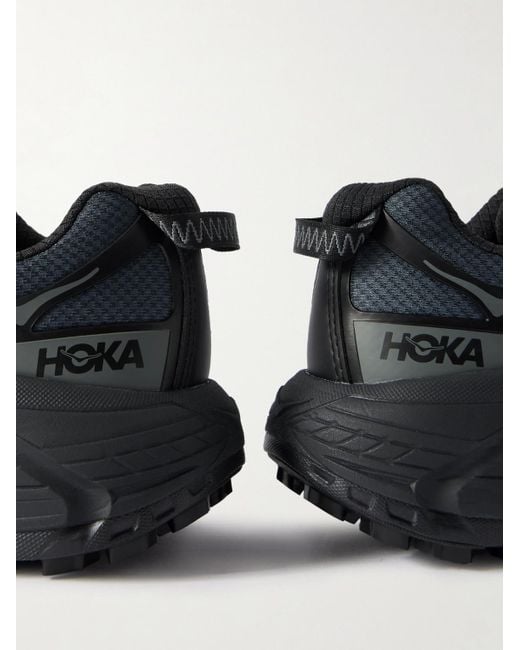 Hoka One One Mafate Three2 Laufschuhe aus Mesh mit Gummibesatz in Black für Herren