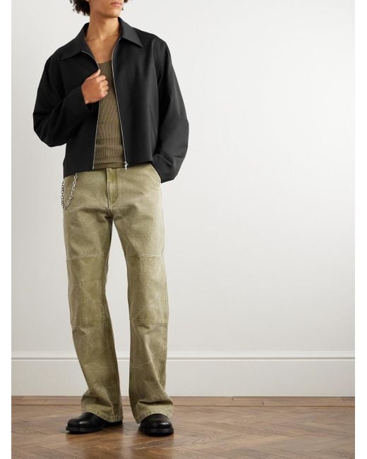 Our Legacy Black Wool-Twill Blouson Jacket for men