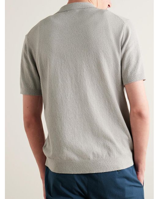 Club Monaco Gray Cotton-blend Bouclé Shirt for men