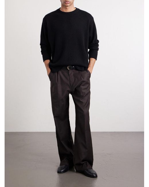The Elder Statesman Blue Statesman Cashmere Sweater for men