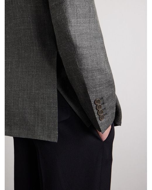 Canali Black Slim-fit Wool for men
