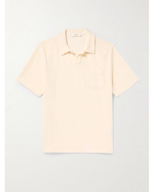 Mr P. Natural Organic Cotton-terry Polo Shirt for men