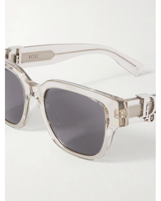 Dior Brown Dior Oblique S1I Square Acetate Sunglasses for men