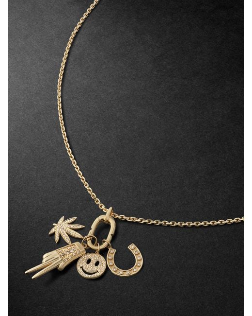 Sydney Evan Black Diamond Pendant Necklace for men