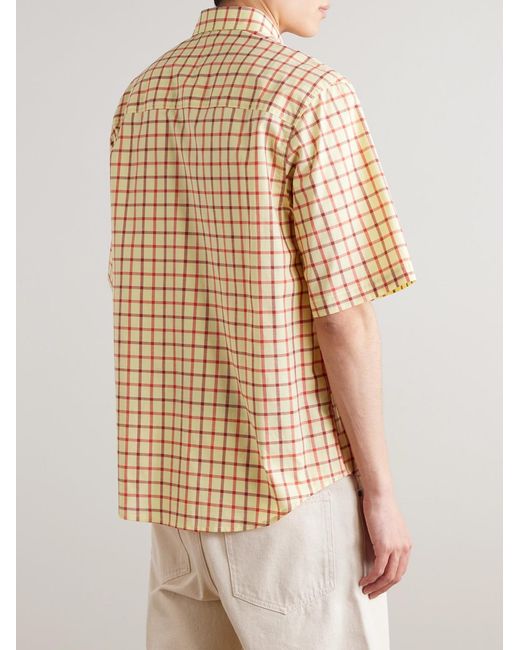 NN07 Natural Quinsy 50069 Checked Cotton Shirt for men