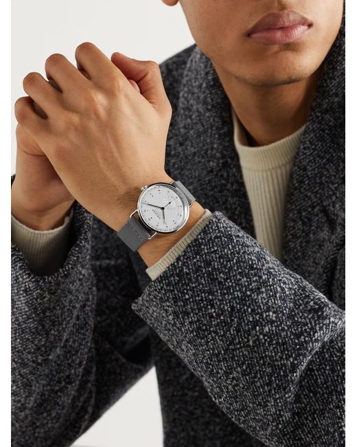 Nomos Black Metro Neomatik Automatic Stainless Steel Watch, Ref. 1165 for men
