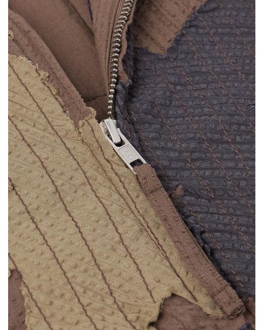 Kardo Green Max Embroidered Appliquéd Cotton-seersucker Bomber Jacket for men