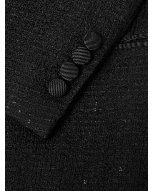 Giacca Da Smoking Doppiopetto di Brioni in Black da Uomo