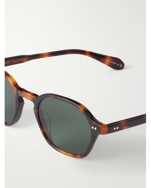 Garrett Leight Multicolor Temescal Hexagon-Frame Acetate Sunglasses for men