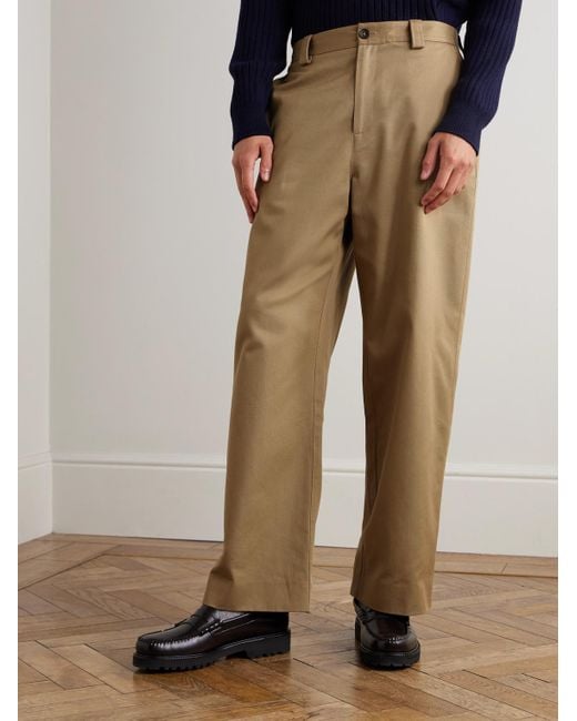 Pantaloni A Gamba Dritta di Aimé Leon Dore in Natural da Uomo
