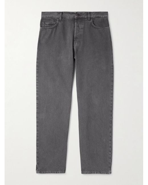 The Row Gray Ross Straight-Leg Jeans for men