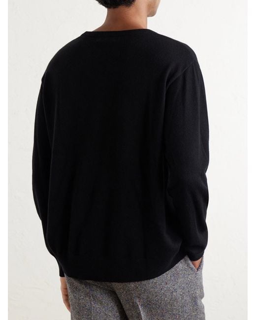 Dries Van Noten Blue Cashmere Sweater for men