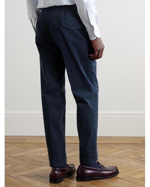Pantaloni A Gamba Dritta di Rubinacci in Blue da Uomo