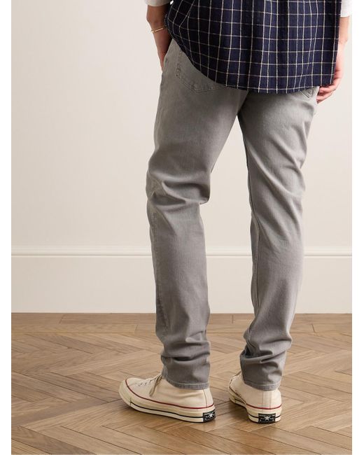 Jeans slim-fit a gamba dritta in denim Aero stretch Fit 2 di Rag & Bone in Gray da Uomo