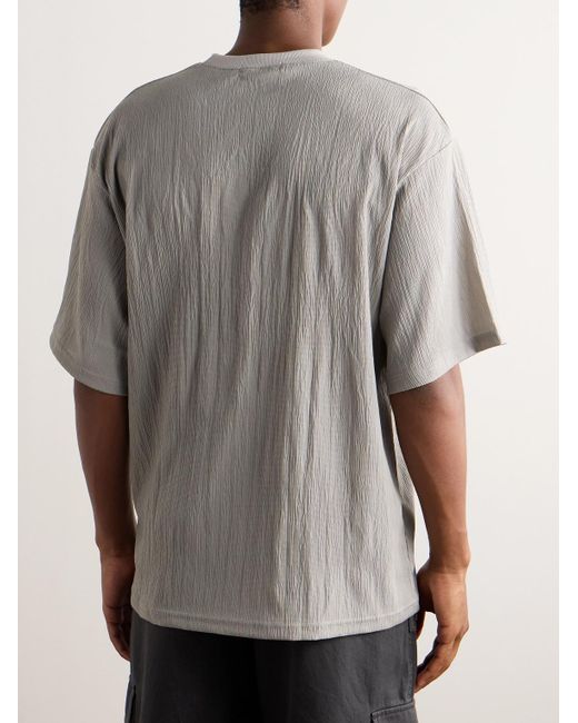 Frankie Shop Gray Eliott Textured Stretch-jersey T-shirt for men