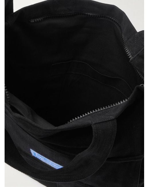 mfpen Routine Tote aus gebürstetem Twill mit Logoapplikation in Black für Herren