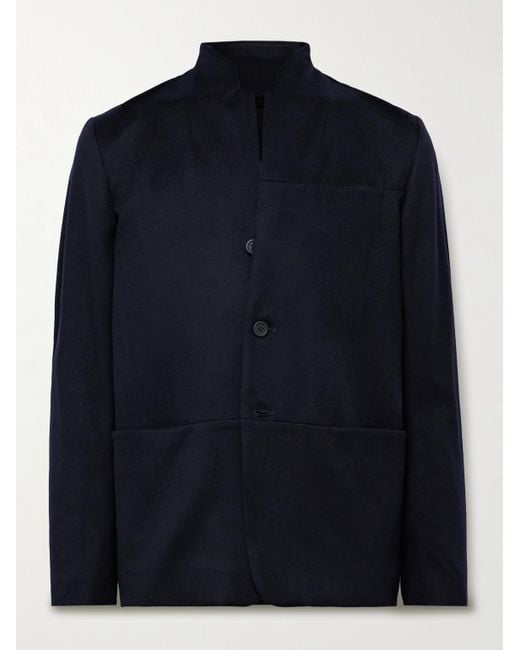Sease Blue Ellen 2.0 Unstructured Wish Virgin Wool And Cashmere-Blend Felt Blazer for men