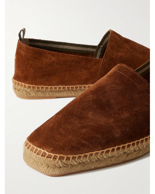 Castaner Brown Pablo Suede Espadrilles for men