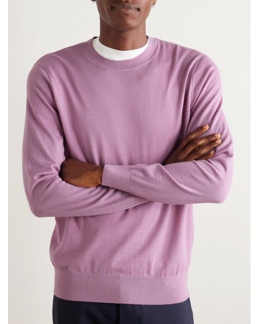 Pullover di Dries Van Noten in Purple da Uomo