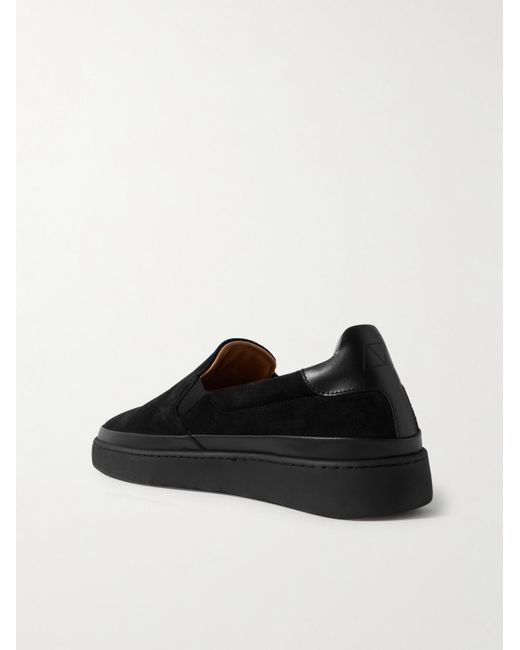 Sneakers Slip-On di Mulo in Black da Uomo