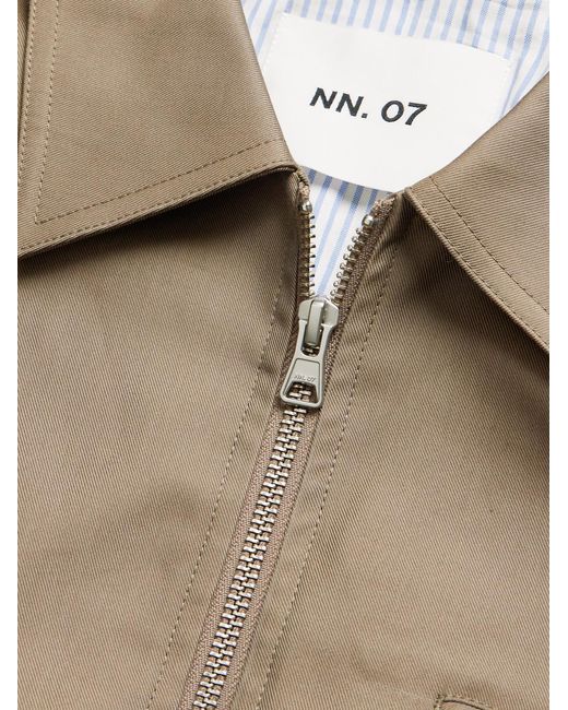 NN07 Natural Gideon 80038 Organic Cotton-Twill Blouson Jacket for men