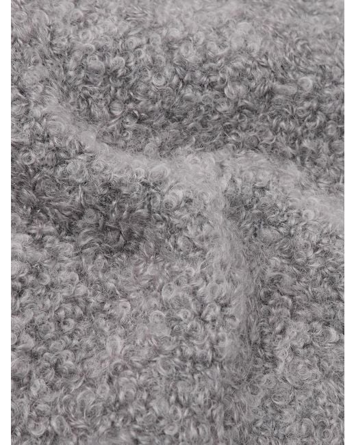 Séfr Gray Jermaine Mohair And Wool-blend Bouclé Sweater for men