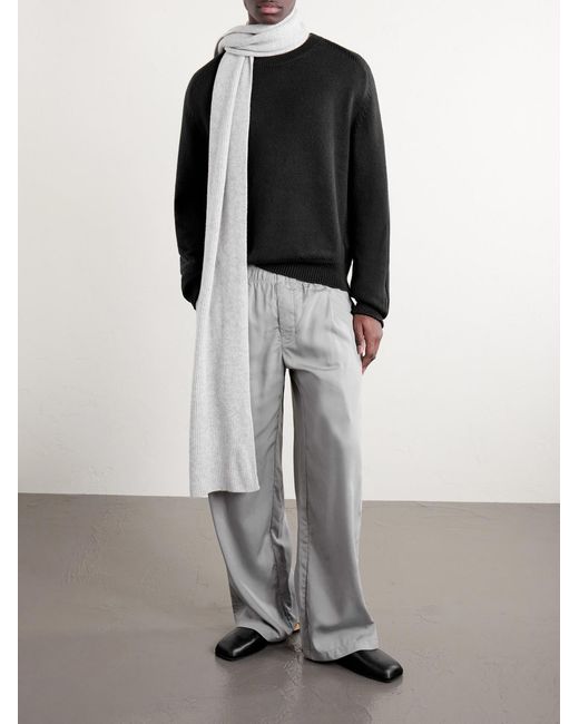 Our Legacy Black Knitted Cotton Sweater for men